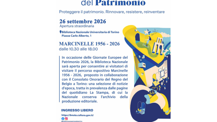 Giornate Europee Del Patrimonio Biblioteca Nazionale Universitaria Torino