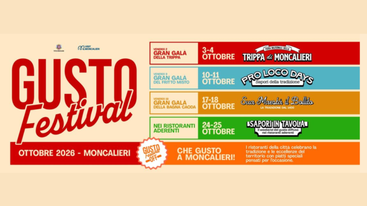 Gusto Festival Moncalieri 2026
