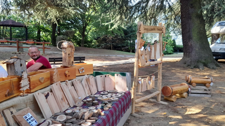 Mostra artigianato Coazze legno