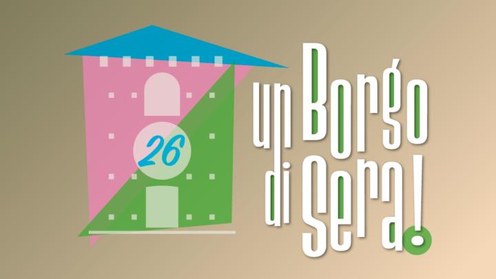 Logo della manifestazione edizione 2026 Grafica con titolo ed edificio stilizzato con numero 26