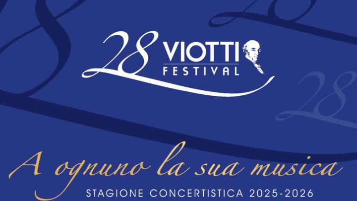 Grafica con titolo del festival e ritratto del compositore Viotti