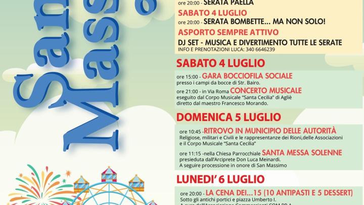 Aglie San Massimo 2026