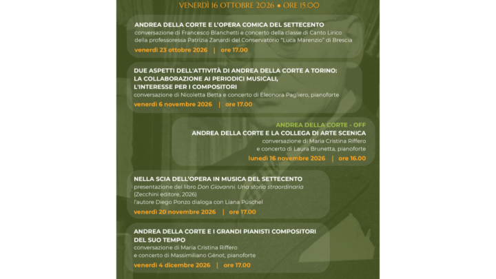 Inaugurazione Mostra Un Autunno Di Musica E Cultura a Villa Tesoriera